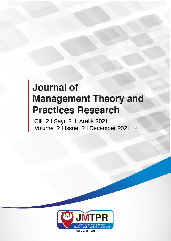					Cilt 2 Sayı 2 (2021): Journal of Management Theory and Practices Research Gör
				