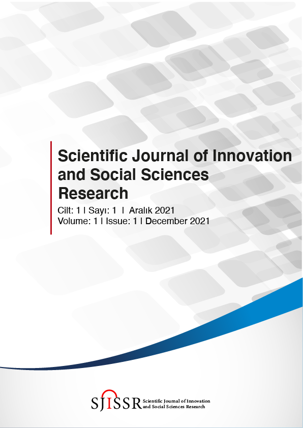 					Cilt 1 Sayı 1 (2021): Scientific Journal of Innovation and Social Sciences Research Gör
				